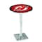 Holland Bar Stool Co 42" Chrome New Jersey Devils Pub Table L217C4228NJDevl - alternate 1